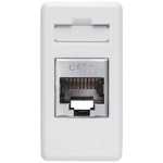 Priza date 1 modul RJ45 CAT6 Gewiss System GW20686, alb