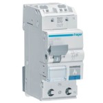 Dispozitiv de detectare a defectelor de arc electric AFDD, 1P+N, 16A, curba C, tip A, 6kA, Hager ARC966D