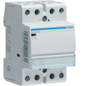 Contactor 63A, 2ND, 24V Hager ESD263