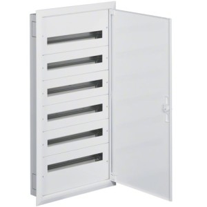 Tablou electric incastrat 144 module (6x24), usa opaca Hager FW624F