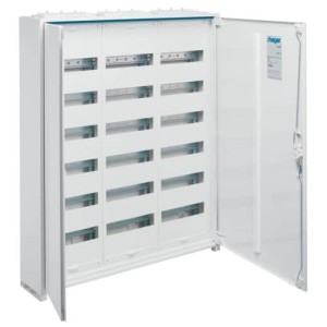 Tablou electric metalic, 216 (6X36)module , aplicat, Hager, Univers, IP44 Hager FWB63S