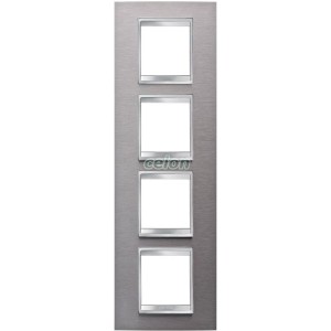 Rama Lux Int. V .Metal Otelinox 2+2+2+2M GW16229MI - Gewiss