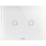 Rama ornament 3 module 2 simboluri Gewiss Chorus Ice Touch GW16952CB, alb