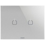 Rama ornament 3 module 2 simboluri Gewiss Chorus Ice Touch GW16952CT, titan