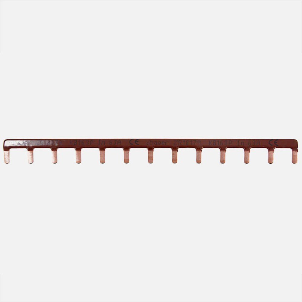 Busbar (pieptene) 1P 13 module 63A Hager KB163P