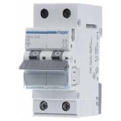  Siguranta automata 2P, 6A, 6kA, B, Hager MBN206