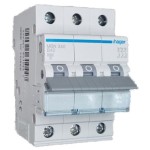 Siguranta automata 3P 40A 6kA curba B Hager MBN340