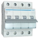 Siguranta automata 4P 50A 6kA curba B Hager MBN450