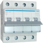 Siguranta automata 4P, 63A, 6kA, curba B Hager MBN463