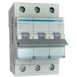 Siguranta automata 3P, 40A, 6kA, curba C Hager MCN340