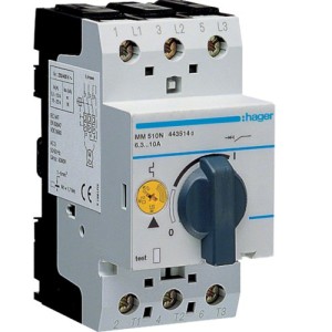 Disjunctor protectie motor 6.3-10A Hager MM510N