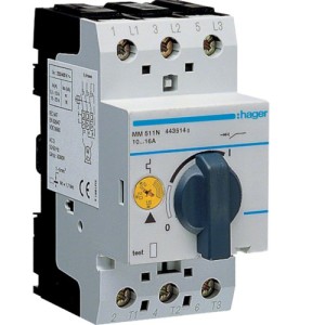 Disjunctor protectie motor 10‑16A Hager MM511N
