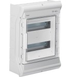  Tablou Vector 24M IP54/65 aparent, protectie UV Hager VE212PN