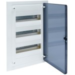 Tablou incastrat golf, 36M/3 randuri, usa transparenta Hager VF312TD