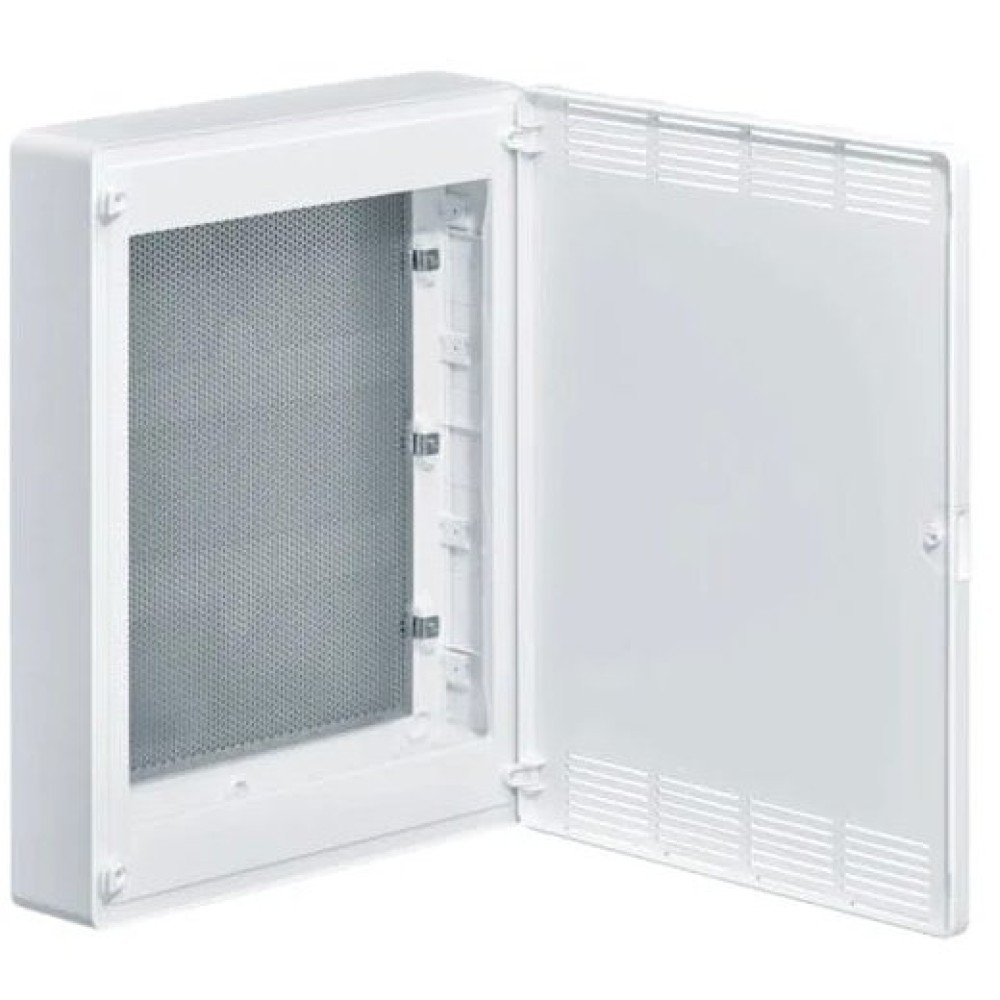 Tablou aparent Hager VS318PZF, Golf, multimedia, IP40, 54M, alb