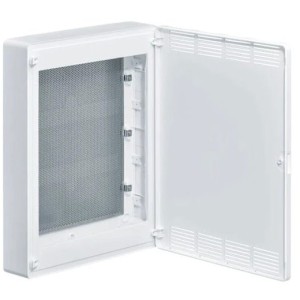 Tablou aparent Hager VS318PZF, Golf, multimedia, IP40, 54M, alb