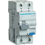 Siguranta automatadiferențiala P+N 16A/30mA, Curba B, 6kA, tip A Hager - AD916J