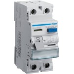 Intreruptor diferential RCCB, 2P, 6kA, 25A, 10mA, Type A Hager - CFA225D