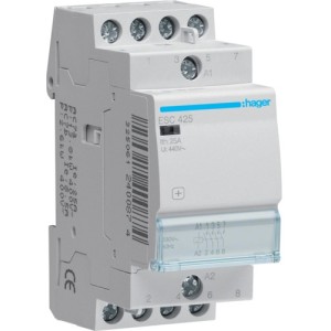 Contactor, 25A, 4ND, 230V Hager - ESC425