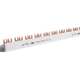 Busbar 2P furcă 57M 10 mmp 63A Hager - KDN263B