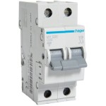 Siguranta automata 2P, 20A, 4,5kA, Curba C, 2M Hager - MY220