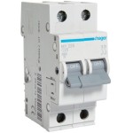 Siguranta automata 2P, 25A, 4,5kA, Curba C, 2M Hager - MY225