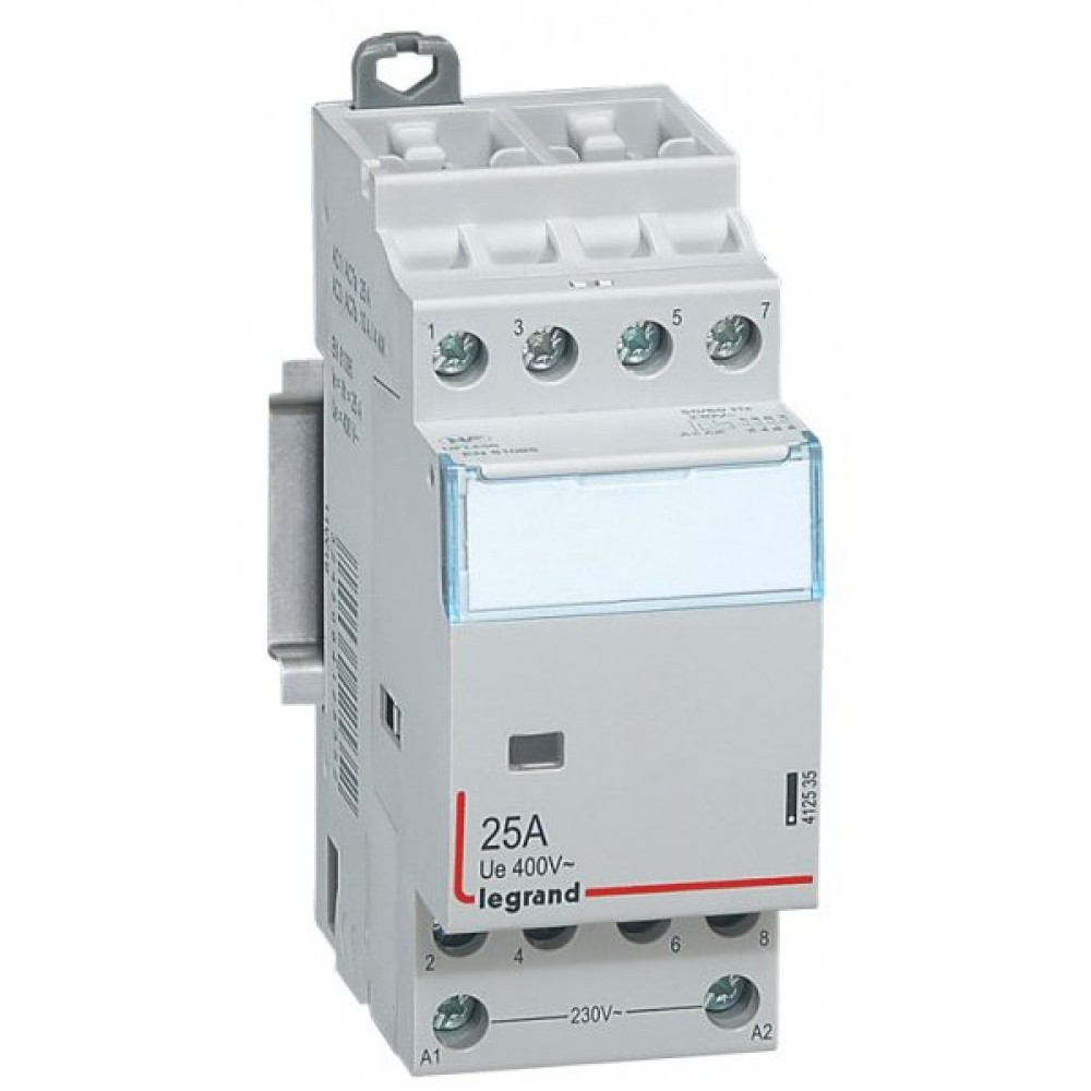Contactor pe sina DIN CT 230V 4NO 25A Legrand 412535