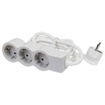Prelungitor 3 prize, 3m cu CP, alb-gri deschis Legrand 694559