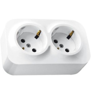 Priza dubla schuko aparenta Legrand Forix 782413