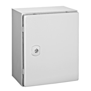 Cutie metalică+contrapanou, o uşă IP66 ÎxLxA=300x250x210mm  WSA3025210