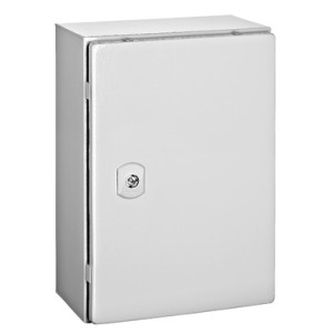 Cutie metalică+contrapanou, o uşă IP66 ÎxLxA=350x250x150mm  WSA3525150