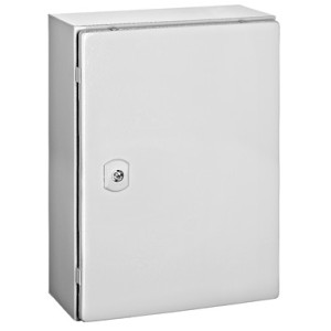 Cutie metalică+contrapanou, o uşă IP66 ÎxLxA=400x300x150mm  WSA4030150