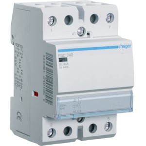 Contactor, 40A, 2ND, 230V Hager - ESC240
