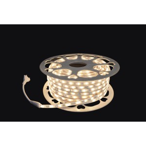 BANDA LED SMD "DRIVER FREE" 50M 8MM 8W 220V 120/leduri/M 800lm IP65 PLUS