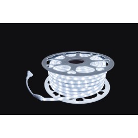 BANDA LED SMD "DRIVER FREE" 50M 8MM 8W 220V 120/leduri/M 800lm IP65 PLUS
