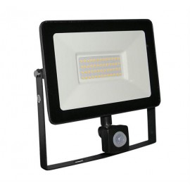 Proiector cu LED si senzor de miscare 50W, antracit, 4000k