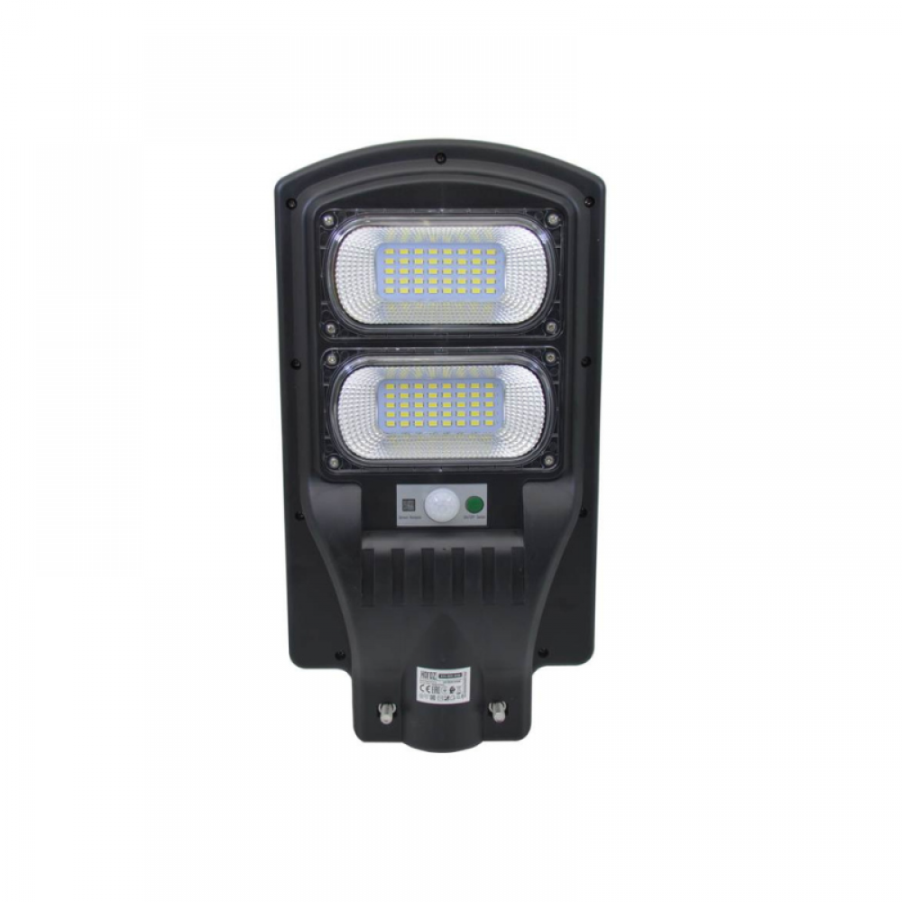 Lampa solara LED pentru iluminat stradal 984 lm 100W 6400K IP65 cu telecomanda si senzor miscare