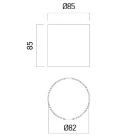 Plafoniera LED SMD Alb Neutru RX02NW MBK