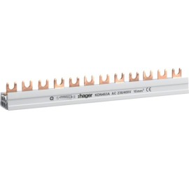 Busbar 4P furcă 12M 10mmp 63A Hager - KDN463A