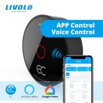 KIT Smart Hub extern LIVOLO, generatie noua EC - control wireless+priza inteligenta alb/negru