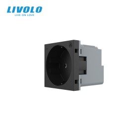 KIT Smart Hub extern LIVOLO, generatie noua EC - control wireless+priza inteligenta alb/negru