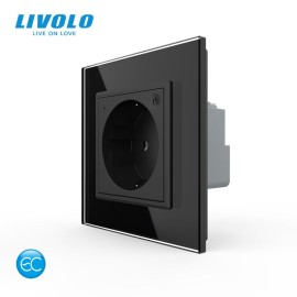 KIT Smart Hub extern LIVOLO, generatie noua EC - control wireless+priza inteligenta alb/negru