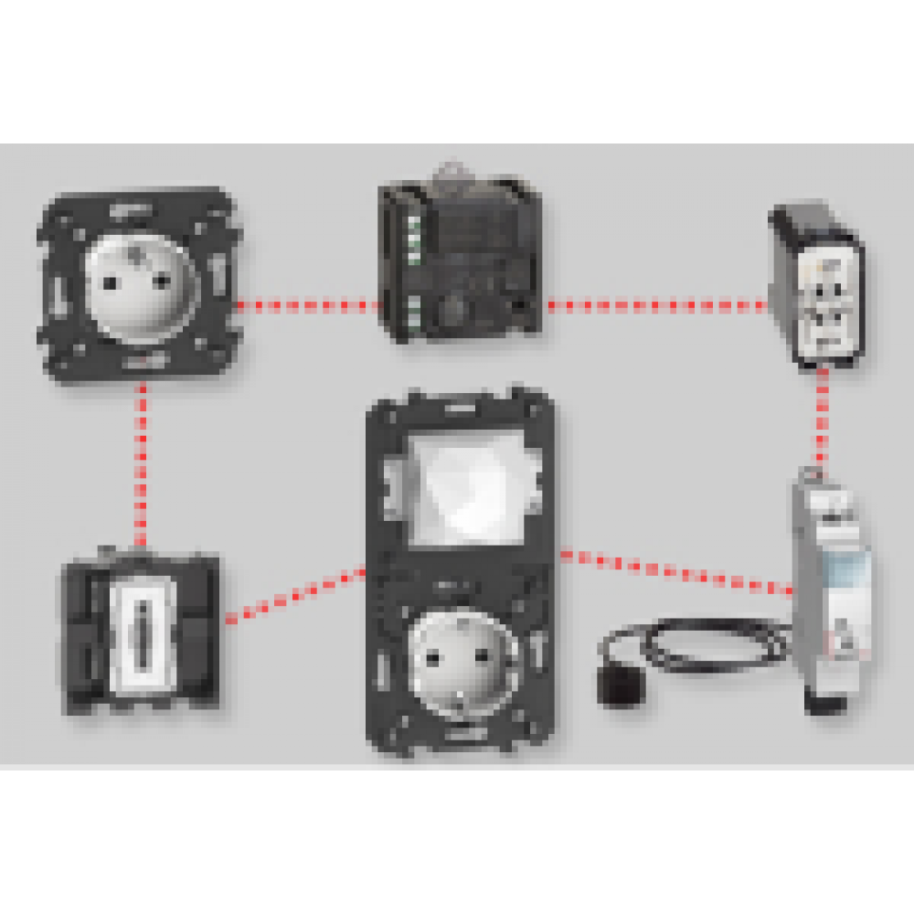 PRIZA MODULARA 10/16A 1M BTICINO LIVING NOW ALB KW4180