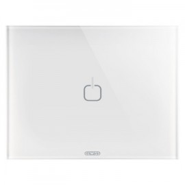 Rama Ice Touch Gewiss Chorus GW16951CB, 3 module, 1 simbol, alba