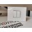 Rama Gewiss Chorus GEO GW16402TB, 2 module, alba, pentru priza / intrerupator