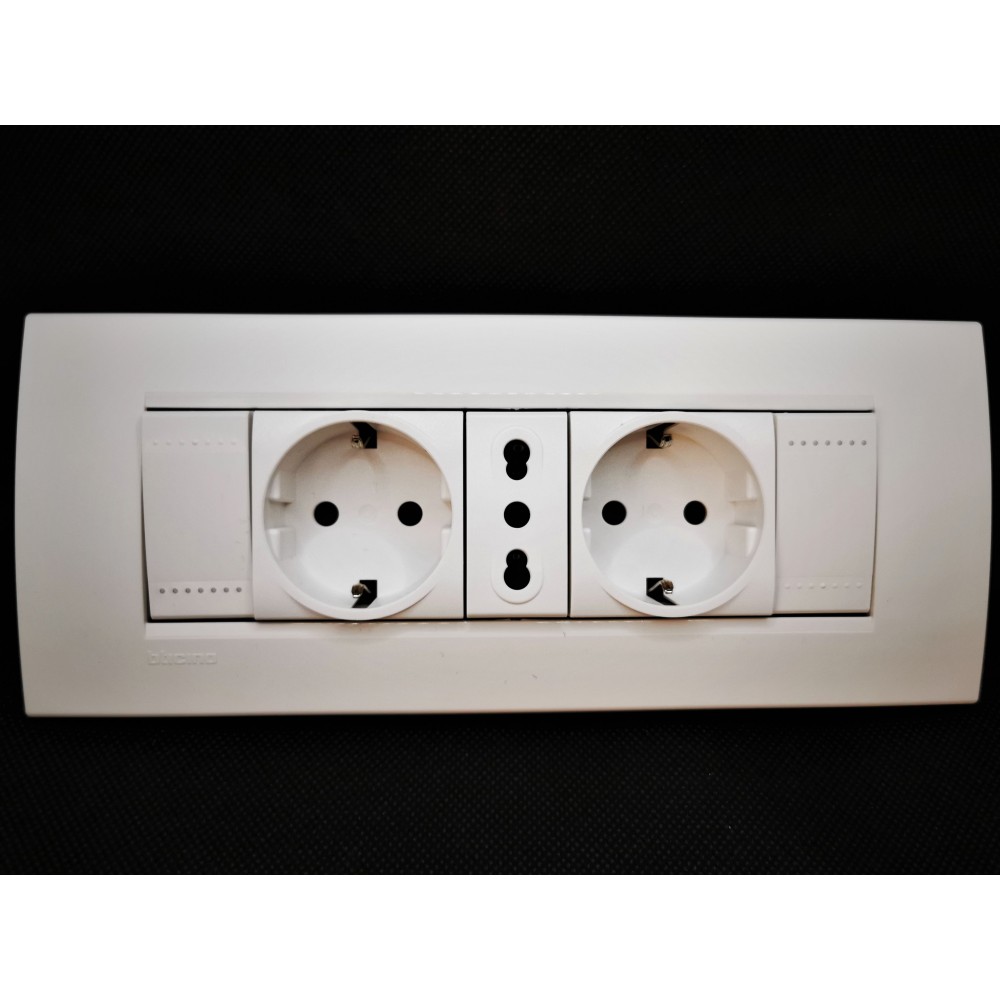 RAMA 7P ALB BTICINO LIVING LIGHT BLNA4807BI