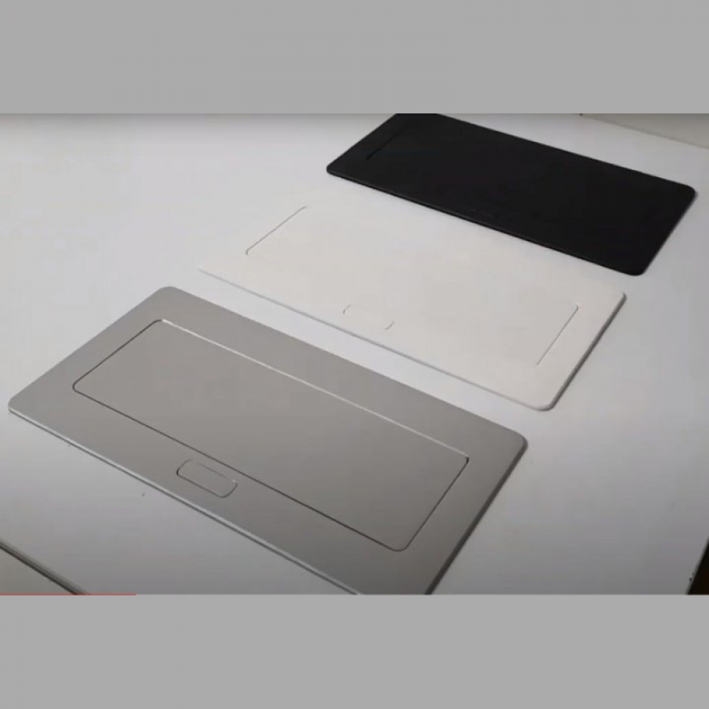 Grup prize birou/blat, 3 PRIZE, NEGRU, fara cablu, SCHUKO AE-PB03GS-20 GTV