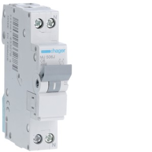 SIGURANTA 1P+N 6A HAGER MJ506J