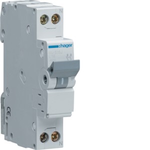 Siguranta automata 1P+N 16A 1 modul HAGER MJ516J