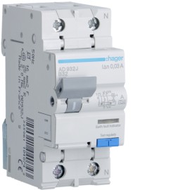 Siguranta Diferentiala 1P+N 32A 30MA B HAGER AD932J